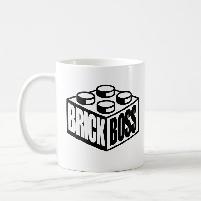 Brick Boss Shirt Kaffeetasse (Links)