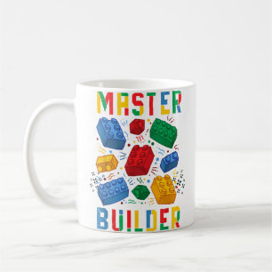 Brick Builder Funny Blocks Gebäude Master Builder Kaffeetasse