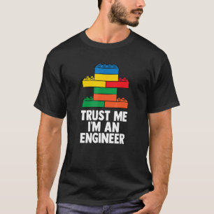 Brick Builder Funny Blocks Gebäude Master Builder T-Shirt