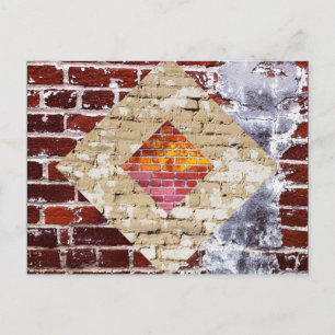 Brick Diamond Postcard Postkarte