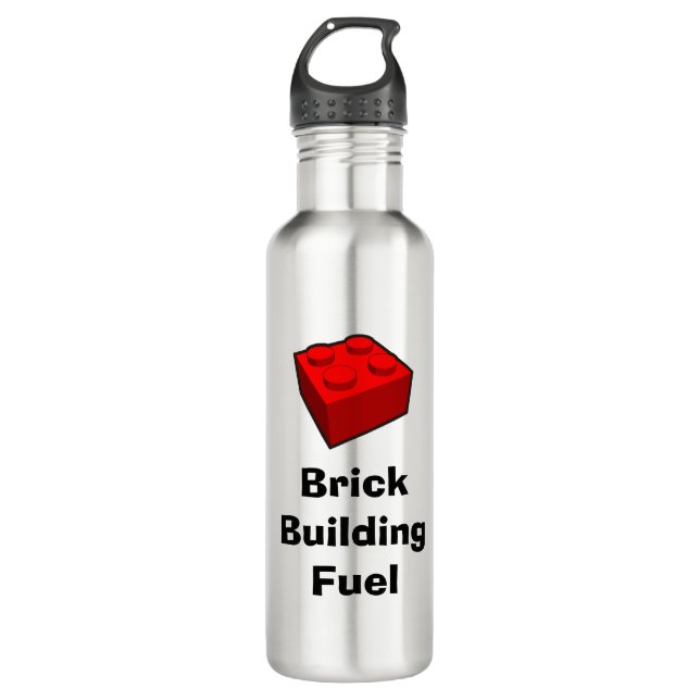 Brick Gebäude Fuel Tumbler Edelstahlflasche (Vorderseite)