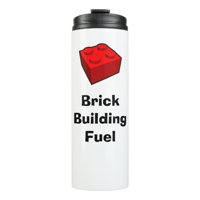 Brick Gebäude Fuel Tumbler Thermosbecher (Vorderseite)