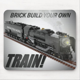 Brick gebaute Northern-Lokomotive-Mauspad Mousepad