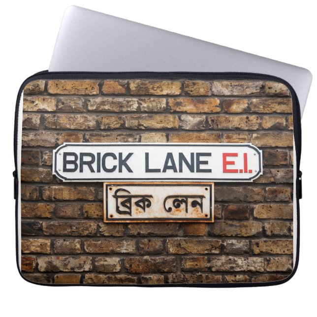 Brick Lane Laptopschutzhülle (Vorderseite)