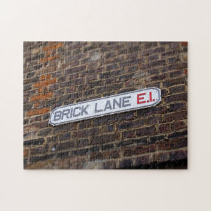 Brick Lane - London - Street Sign - Puzzle