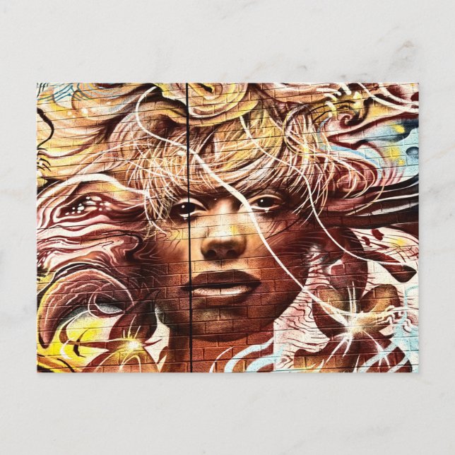 Brick Lane Street Art (1109) Postkarte (Vorderseite)