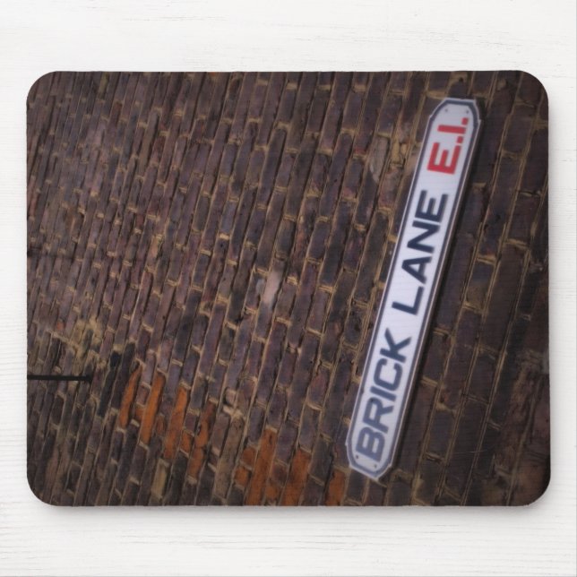 Brick Lane - Street Sign - London - Mousepad (Vorne)