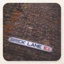 Brick Lane - Street Sign - Untersetzer
