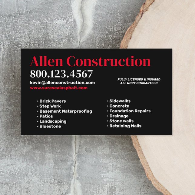 Brick Pavers Driveway & Patios Visitenkarte (Von Creator hochgeladen)