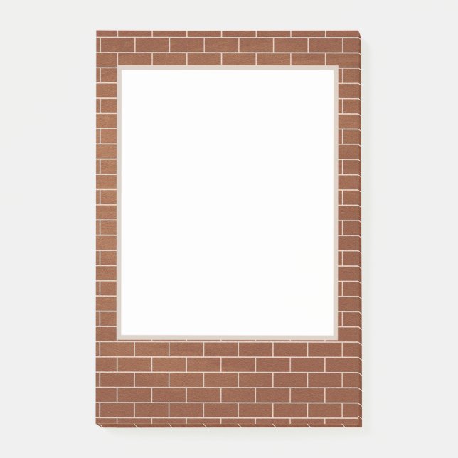 Brick Post it Notes Post-it Klebezettel (Vorderseite)