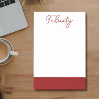 Brick Red Clean Name | Klassisches Beruflich
