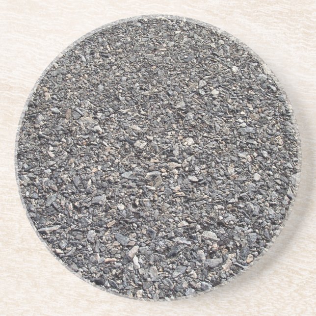 Brick, Rock, Stone Series - Black Texture Unterset Sandstein Untersetzer (Vorne)