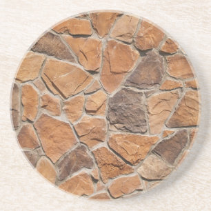 Brick, Rock, Stone Series---Flacher Stein Unterset Getränkeuntersetzer