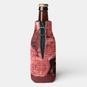 Brick Rose-09-Lachs-Drink Flasche Cooler-Koozie Flaschenkühler
