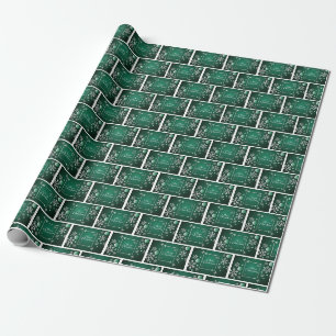 Brick Snowflake Geschenkpapier