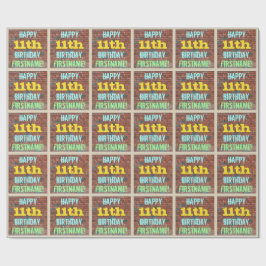 Brick Wall Graffiti Inspiriert 11. Geburtstag + Na Geschenkpapier