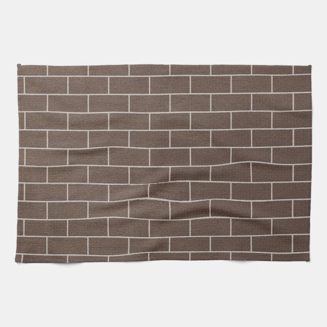 Brick Wall Kitchtuch Geschirrtuch (Horizontal)