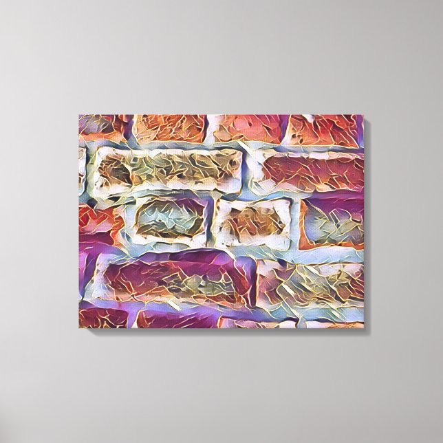 BRICK WALL LEINWANDDRUCK (Vorderseite)