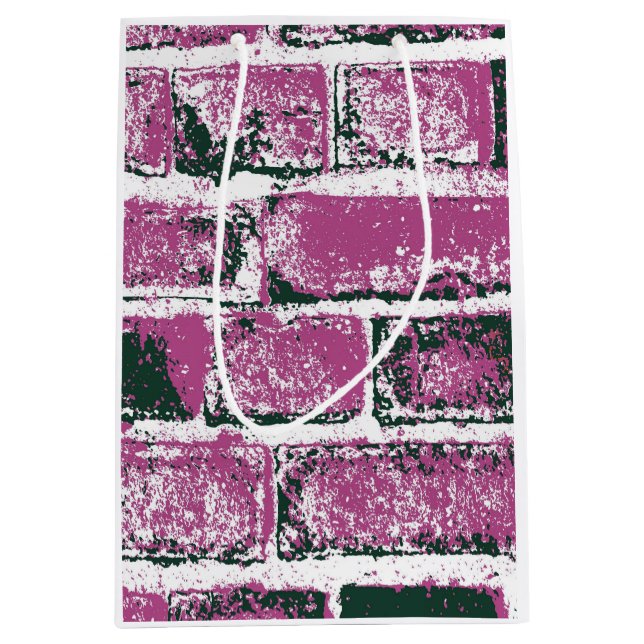 BRICK WALL MITTLERE GESCHENKTÜTE (Vorderseite)