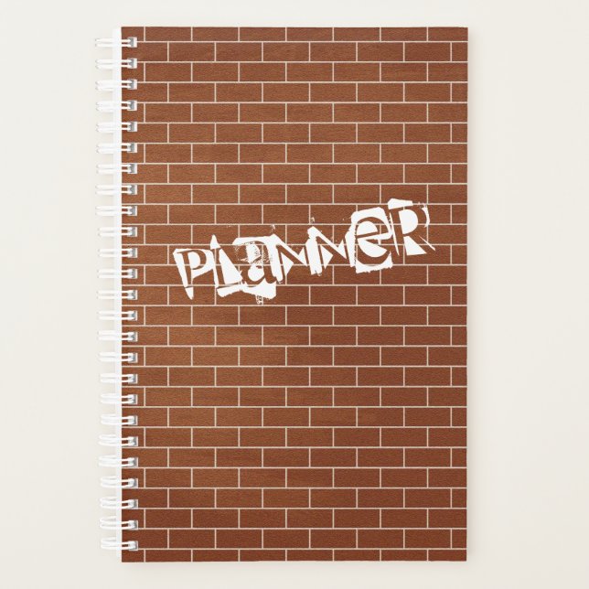 Brick Wall Planner Planer (Vorderseite)