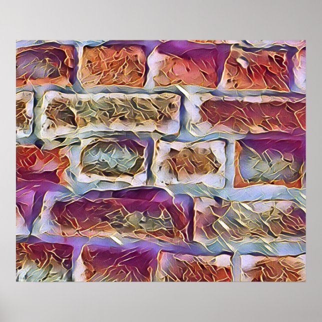 BRICK WALL POSTER (Vorne)