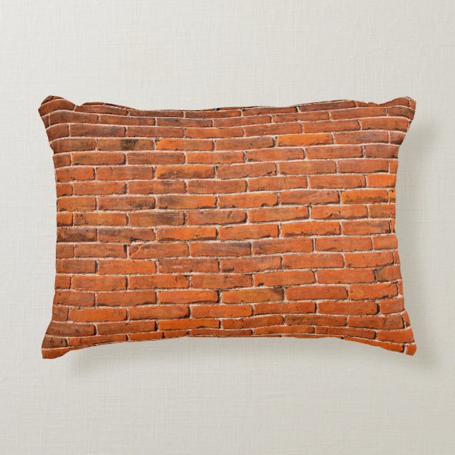 Brick wall red brick wall wall dekokissen (Vorderseite)