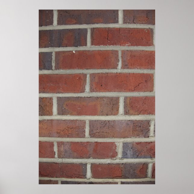 brick wall texture print poster (Vorne)