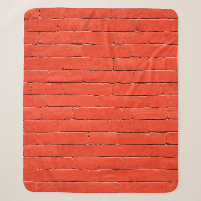 Brick wall wall red bricks sherpadecke (Vorderseite)