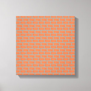 Brick Wall Wrapped Canvas 12" x 12", 1,5", Single Leinwanddruck