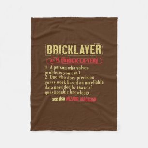 Brickie Bricklay Construction Bricklayer  Fleecedecke