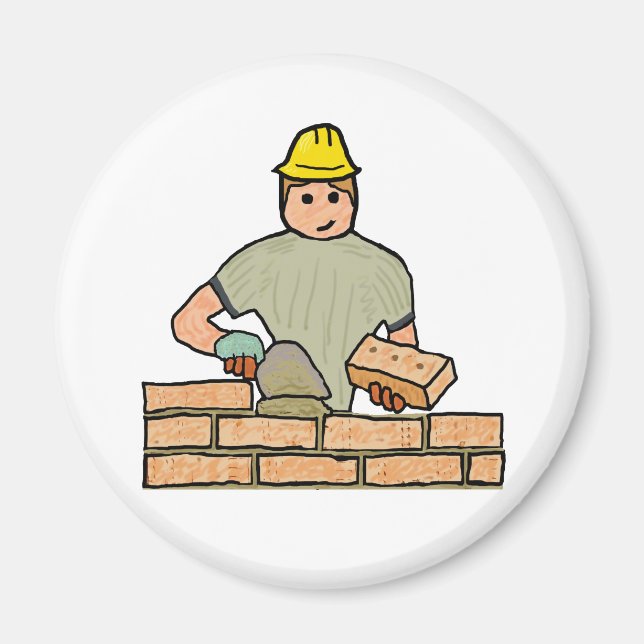 Bricklayer Magnet (Vorne)