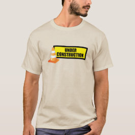 Bricklayer Orange Safety Clock Worker T-Shirt