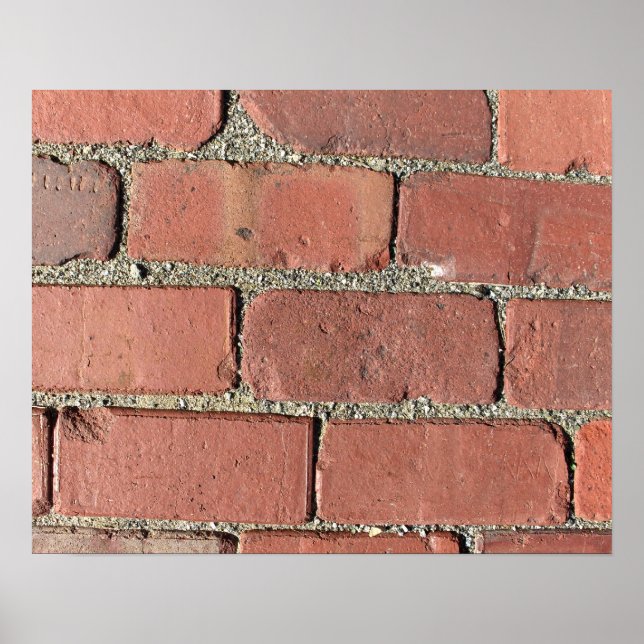 Bricks - Antique Street Pavers Poster (Vorne)