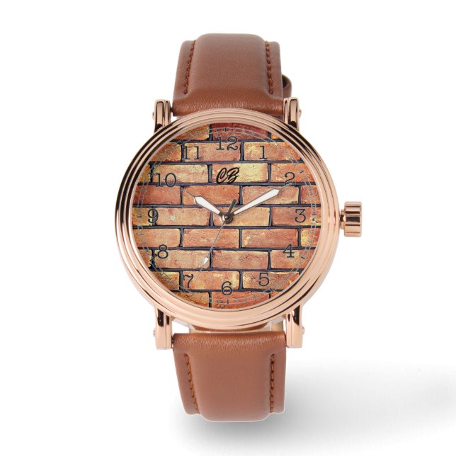"Bricks" Männerüberwachung Armbanduhr (Vorderseite)