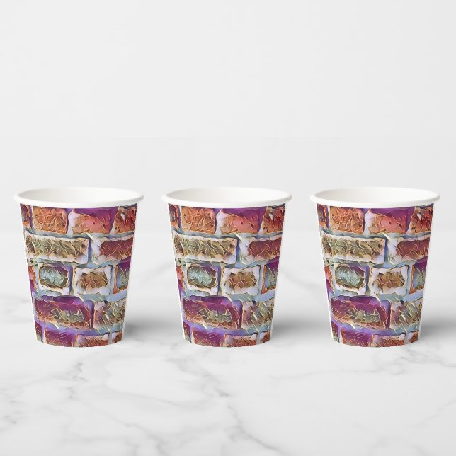 BRICKS PAPPBECHER (Multi)