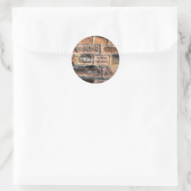 BRICKS RUNDER AUFKLEBER (Tasche)