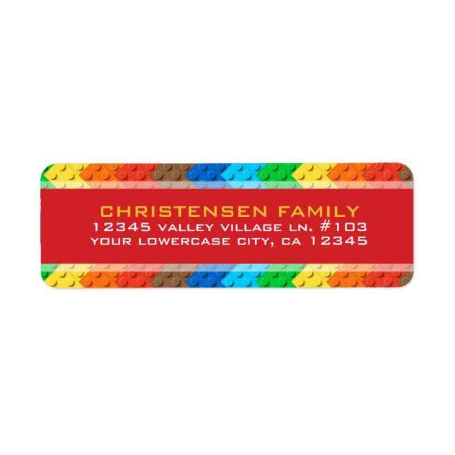 Bricks Toy Gebäude Construction Geburtstagsparty (Vorne)