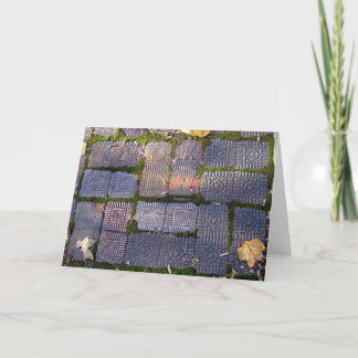 Bricks von Lexington, VA Card Karte