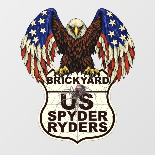 Brickyard Kapitel - Aufkleber Adler-Logo (Blatt)