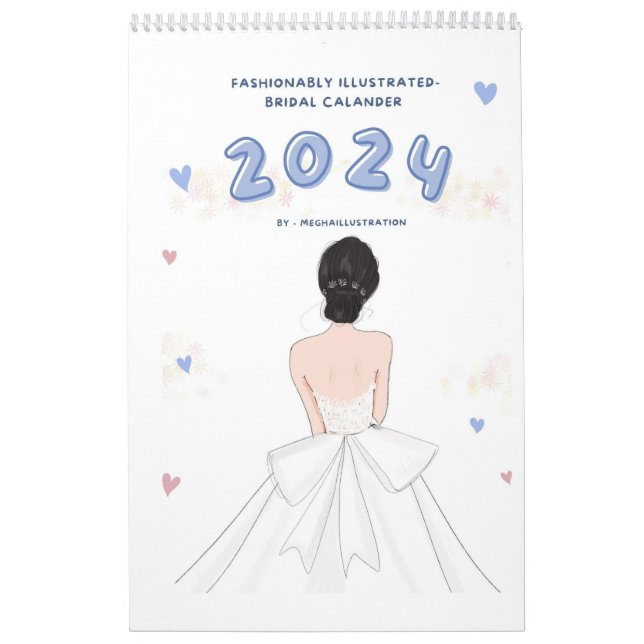 Bridal, 2024, Mode Illustration, Kalender (Titelbild)