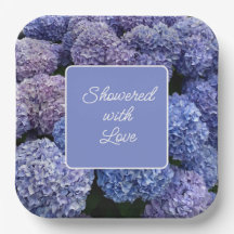 Bridal, Babydusche Lila, Blue Hydrangea
