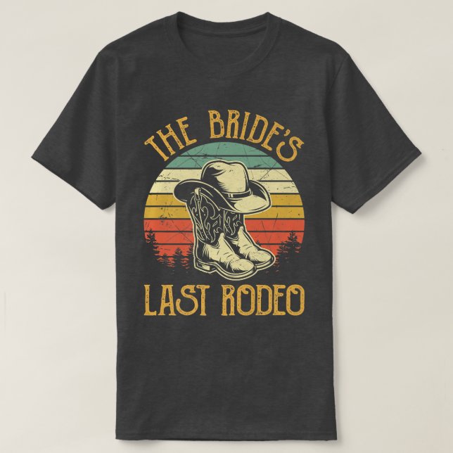Bridal Bachelorette Party Boots Hat The Brides Las T-Shirt (Design vorne)