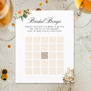 Bridal Bingo Boots and Bubbly Brautparty Game