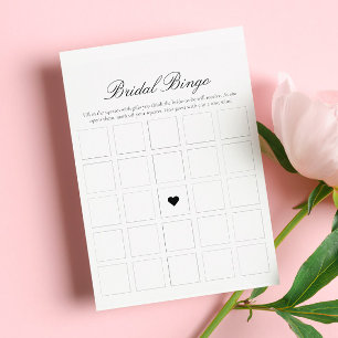 Bridal Bingo Brautparty Game Flyer