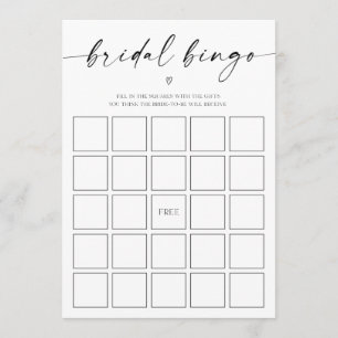 Bridal Bingo Brautparty Game Programm
