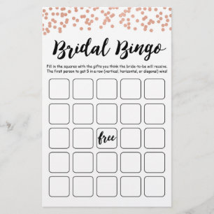 Bridal Bingo Brautparty und Hen Party
