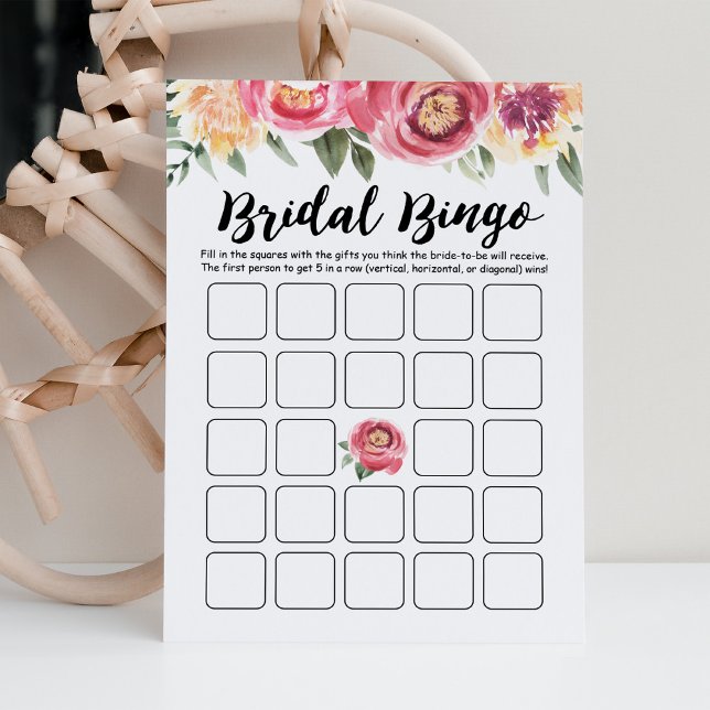 Bridal Bingo Brautparty und Hen Party Spielkarte Einladung (Von Creator hochgeladen)