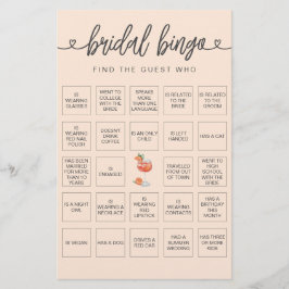 Bridal Bingo Finden Sie das Gast-Brautparty-Spiel
