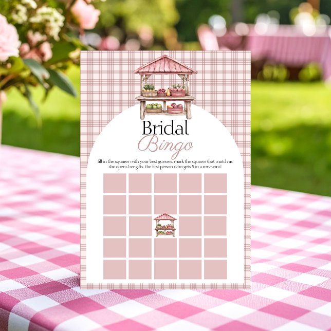 Bridal bingo Fresh off Market Duschspielkarte Einladung (Von Creator hochgeladen)