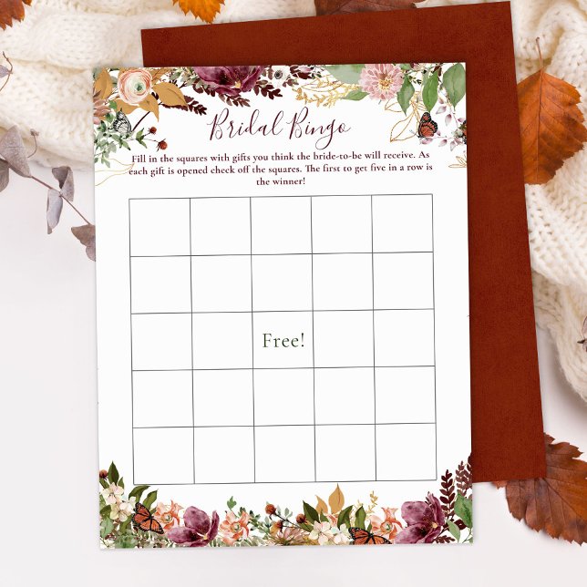 Bridal Bingo | Herbst (Von Creator hochgeladen)